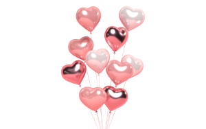 Pink balloon for girls party