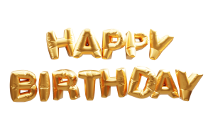 Happy Birthday balloon sculpting